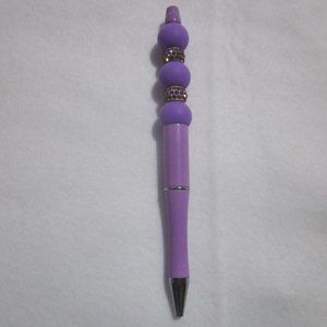 Purple Beaded Pen.